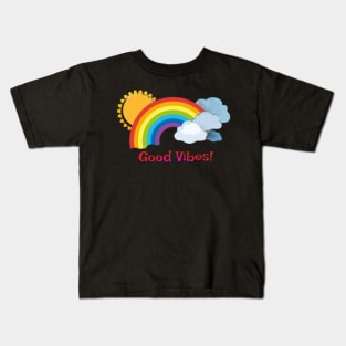 Good Vibes - Spread the Positivity! Kids T-Shirt